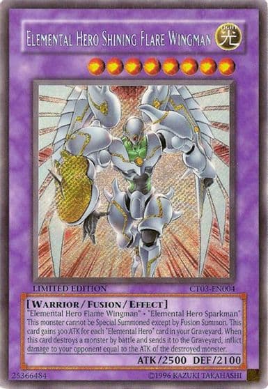 Elemental HERO Shining Flare Wingman 2006 Collectors Tin Yu-Gi-Oh! card