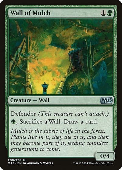 Wall of Mulch Magic 2015 (M15) Magic card