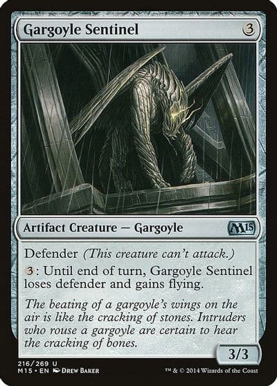 Gargoyle Sentinel Magic 2015 (M15) Magic card