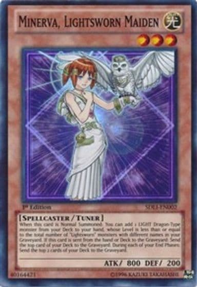 Minerva Lightsworn Maiden Structure Deck: Realm of Light Yu-Gi-Oh! card