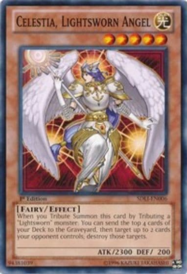 Celestia Lightsworn Angel Structure Deck: Realm of Light Yu-Gi-Oh! card