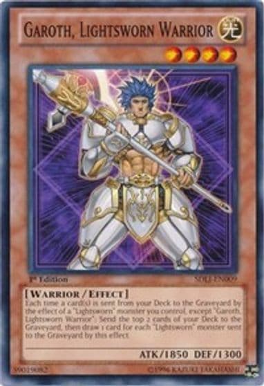 Garoth Lightsworn Warrior Structure Deck: Realm of Light Yu-Gi-Oh! card