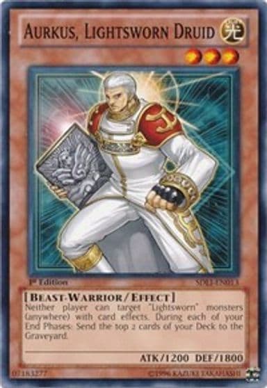 Aurkus Lightsworn Druid Structure Deck: Realm of Light Yu-Gi-Oh! card