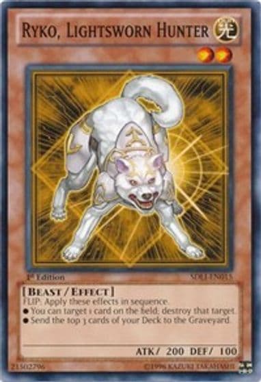 Ryko Lightsworn Hunter Structure Deck: Realm of Light Yu-Gi-Oh! card