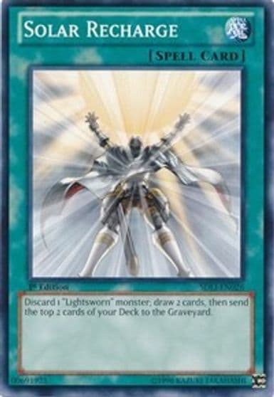 Solar Recharge Structure Deck: Realm of Light Yu-Gi-Oh! card