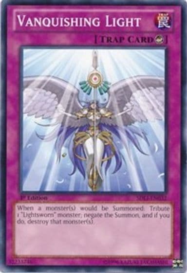 Vanquishing Light Structure Deck: Realm of Light Yu-Gi-Oh! card