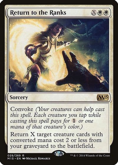 Return to the Ranks Magic 2015 (M15) Magic card