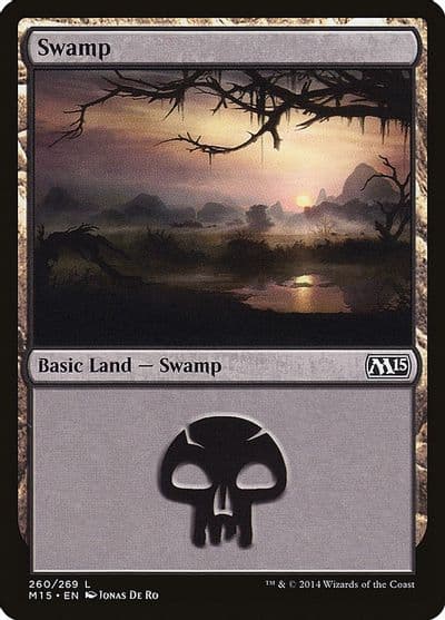 Swamp 260 Magic 2015 (M15) Magic card