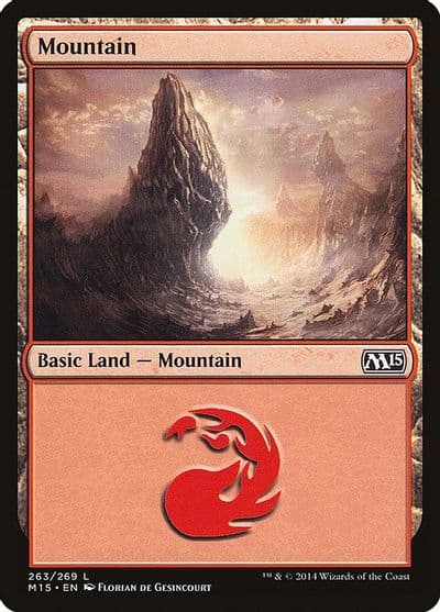 Mountain 263 Magic 2015 (M15) Magic card