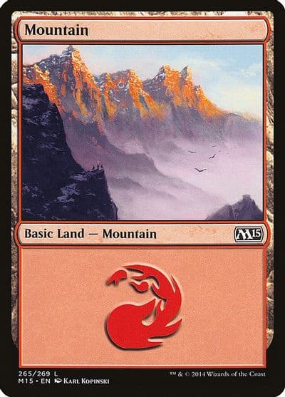 Mountain 265 Magic 2015 (M15) Magic card
