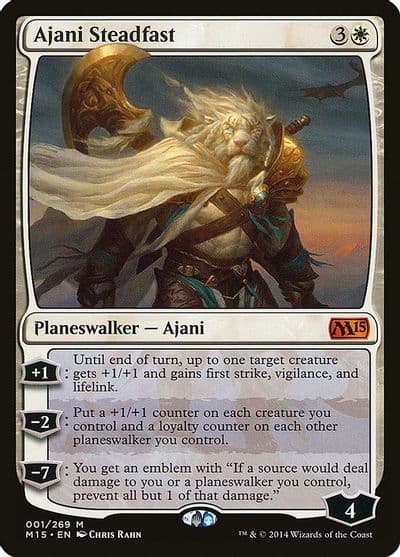 Ajani Steadfast Magic 2015 (M15) Magic card