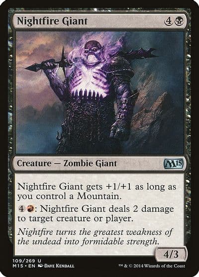 Nightfire Giant Magic 2015 (M15) Magic card