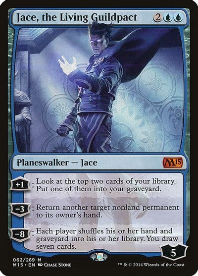 Jace the Living Guildpact Magic 2015 (M15) Magic card
