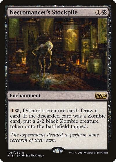 Necromancers Stockpile Magic 2015 (M15) Magic card