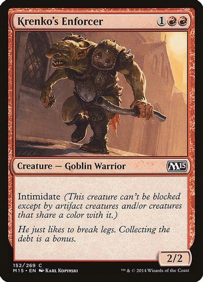 Krenkos Enforcer Magic 2015 (M15) Magic card