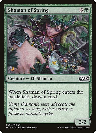 Shaman of Spring Magic 2015 (M15) Magic card