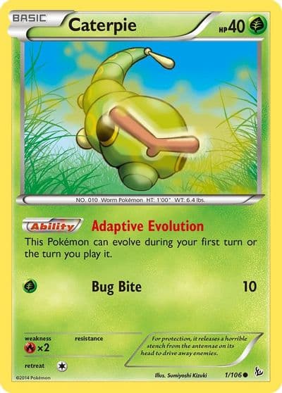 Caterpie XY - Flashfire Pokemon card