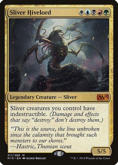 Sliver Hivelord Magic 2015 (M15) Magic card