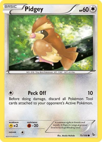 Pidgey XY - Flashfire Pokemon card