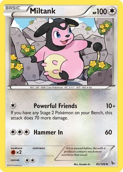 Miltank XY - Flashfire Pokemon card