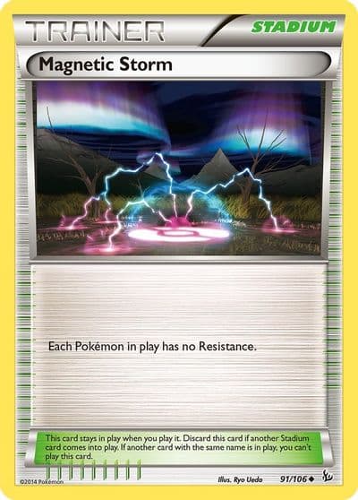 Magnetic Storm XY - Flashfire Pokemon card