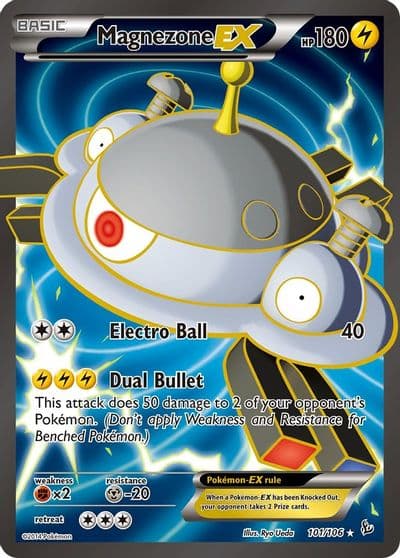 Magnezone EX (101 Full Art) XY - Flashfire Pokemon card