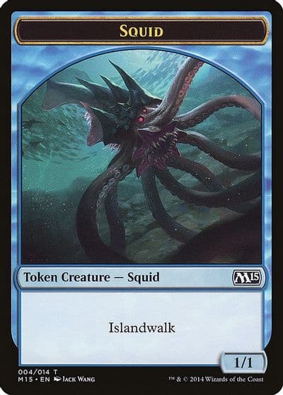 Squid Token Magic 2015 (M15) Magic card