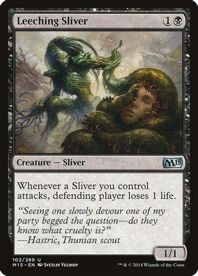 Leeching Sliver Magic 2015 (M15) Magic card