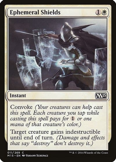 Ephemeral Shields Magic 2015 (M15) Magic card