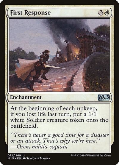 First Response Magic 2015 (M15) Magic card
