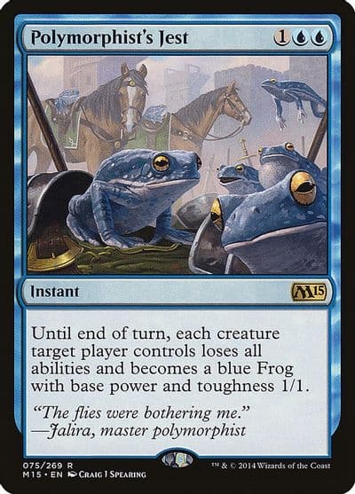 Polymorphists Jest Magic 2015 (M15) Magic card