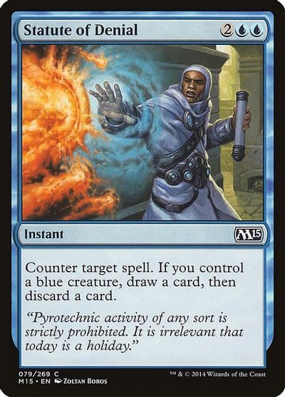 Statute of Denial Magic 2015 (M15) Magic card