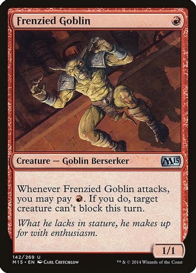 Frenzied Goblin Magic 2015 (M15) Magic card