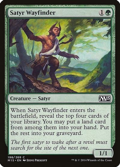 Satyr Wayfinder Magic 2015 (M15) Magic card