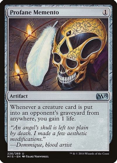 Profane Memento Magic 2015 (M15) Magic card