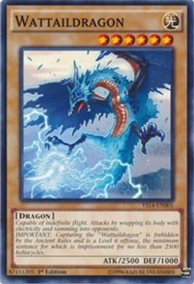 Wattaildragon Super Starter: Space-Time Showdown Yu-Gi-Oh! card