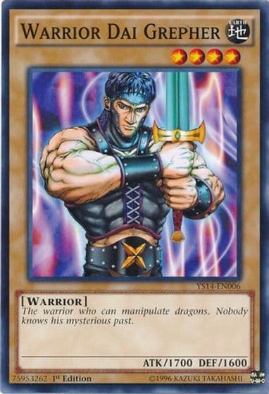 Warrior Dai Grepher Super Starter: Space-Time Showdown Yu-Gi-Oh! card