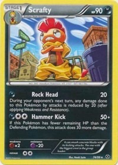 Scrafty(Next Destinies) Deck Exclusives Pokemon card
