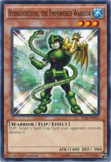 Hydrotortoise the Empowered Warrior Super Starter: Space-Time Showdown Yu-Gi-Oh! card