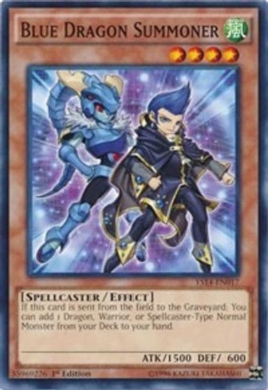 Blue Dragon Summoner Super Starter: Space-Time Showdown Yu-Gi-Oh! card