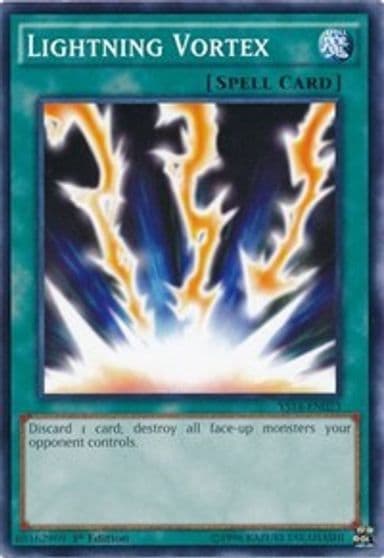 Lightning Vortex Super Starter: Space-Time Showdown Yu-Gi-Oh! card
