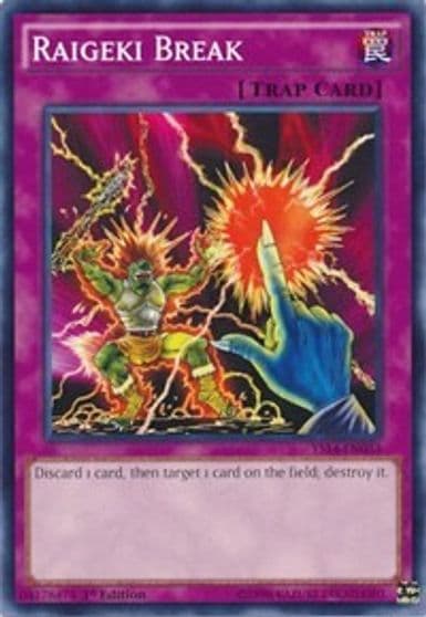 Raigeki Break Super Starter: Space-Time Showdown Yu-Gi-Oh! card