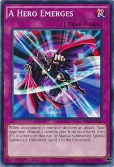 A Hero Emerges Super Starter: Space-Time Showdown Yu-Gi-Oh! card