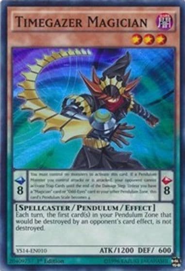 Timegazer Magician Super Starter: Space-Time Showdown Yu-Gi-Oh! card