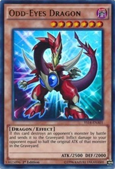 Odd Eyes Dragon Super Starter: Space-Time Showdown Power-Up Pack Yu-Gi-Oh! card