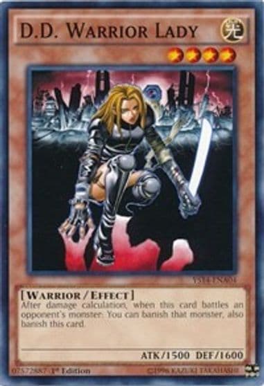 DD Warrior Lady Super Starter: Space-Time Showdown Power-Up Pack Yu-Gi-Oh! card