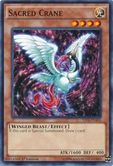 Sacred Crane Super Starter: Space-Time Showdown Power-Up Pack Yu-Gi-Oh! card
