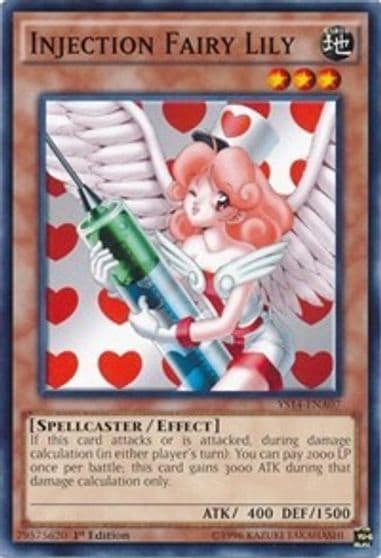 Injection Fairy Lily Super Starter: Space-Time Showdown Power-Up Pack Yu-Gi-Oh! card