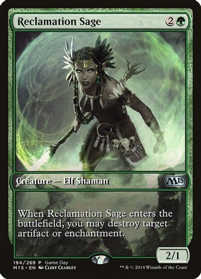 Reclamation Sage Game Day & Store Championship Promos Magic card