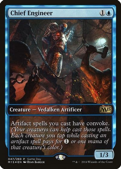 Chief Engineer Game Day & Store Championship Promos Magic card